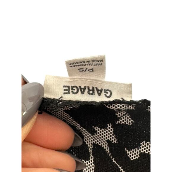 Garage Black and White Leopard Print Slip Dress Size Small - Picture 7 of 7